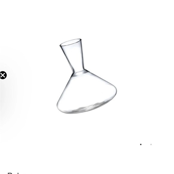 Nude Balance Wine Decanter & (4) Glasses Set Glass Gorgeous New No Box $300 Ret - Picture 6 of 10
